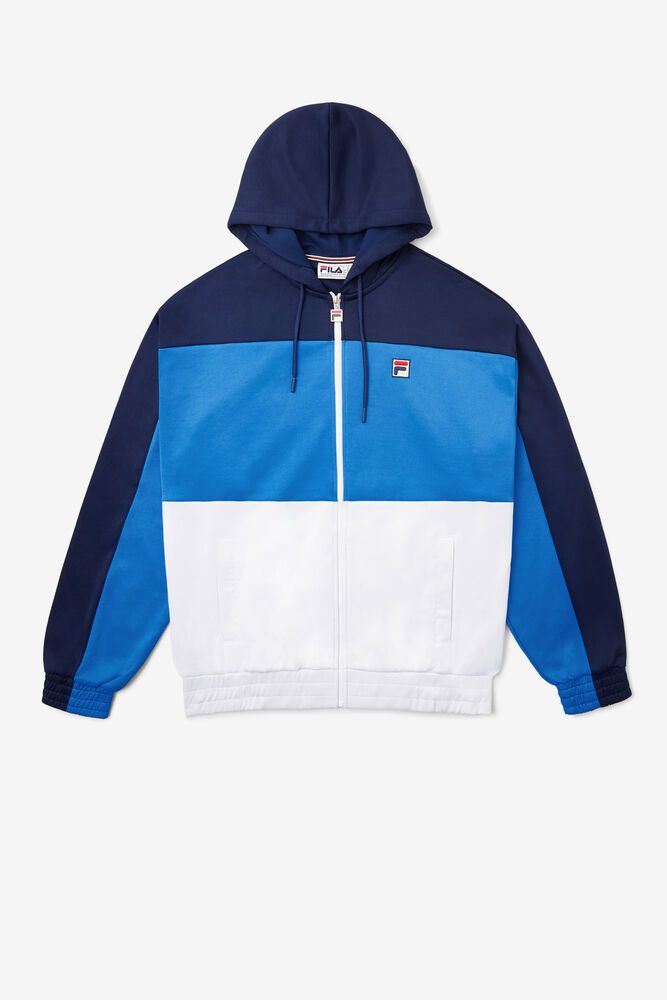 Fila Hoodie Mens Blue Sky - Ireland 54926-NIEQ